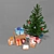 Title: Festive Christmas Gift Set 3D model small image 1