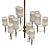 Elegant Cologne Frato Chandelier 3D model small image 2