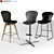 Elegant Adelaide Bar Chair - BoConcept 3D model small image 1