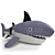 Oceanic Shark Plush Toy 3D model small image 1