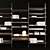 Sleek Zenit Bookcase by Rimadesio 3D model small image 3