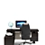 Executive Desk: Sleek and Functional 3D model small image 3