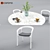 Mattiazzi MC1 She Said Chair & Table 3D model small image 2