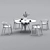 Mattiazzi MC1 She Said Chair & Table 3D model small image 3