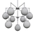 ELK Group International Chandelier 3D model small image 2