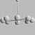 Elegant Molecola IL Fanale Chandelier 3D model small image 2