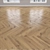 Oak Parquet: Herringbone, Linear, & Chevron 3D model small image 2