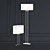 Modern Athens Set: Table Lamp and Floor Lamp 3D model small image 1