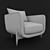 RelaxMax Chair: Comfy and Stylish 3D model small image 3