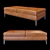 Sleek Design Baxter GODARD Bench 3D model small image 1