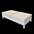 Sleek Design Baxter GODARD Bench 3D model small image 2