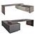 KEFA Office Desk: Sleek, Spacious, Stylish! 3D model small image 1