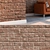 Seamless High Detail Red Brick 3D model small image 3