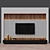 Spacious TV Unit - W 3940 x H 3000 x D 400 mm 3D model small image 1