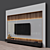 Spacious TV Unit - W 3940 x H 3000 x D 400 mm 3D model small image 2