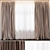 Elegant Window Curtains 3D model small image 1