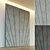 Elegant Soft Wall with Metal Moldings 3D model small image 1