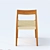 GREAT DANE Moller: Danish Design Chair 3D model small image 2