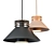 Minimal Metal Pendant Lamp 3D model small image 2