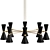 Modern Cairo Eight-Arm Chandelier 3D model small image 1