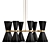 Modern Cairo Eight-Arm Chandelier 3D model small image 2