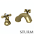 STURM Classica Sink Faucet: Chrome, Bronze, Gold 3D model small image 2