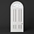 Elegant White Door: Russian Translation Available 3D model small image 2