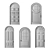 Elegant White Door: Russian Translation Available 3D model small image 3