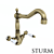 STURM Emilia Double-Lever Sink Mixer 3D model small image 2