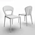 Soffio Contemporary Chairs 3D model small image 3