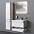 Ideal Standard Tonic II 80 - Stylish Lacquered Vanity Unit 3D model small image 1