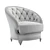 Elegant Villa Lounge Chair 3D model small image 3