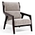 Luxurious Gio Armchair by Coleccion Alexandra 3D model small image 1