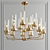 Elegant Hammond Chandelier - Illuminate Your Space 3D model small image 1