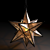 Elegant Moravian Star Pendant 3D model small image 1