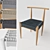 Harbor Chair: Sleek and Stylish Seating 3D model small image 1