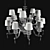 Italian Marina Chandelier 3D model small image 2