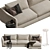 CTS Salotti Open: Stylish & Spacious Sofa 3D model small image 2