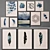 Modern Art Paintings Set 3D model small image 1