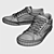 Vans Grunge Mid Poly Shoes 3D model small image 3