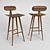 Sthal+Band Mantaray Barstool: Sleek and Stylish Seating 3D model small image 1