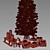 Festive Artificial Christmas Tree 3D model small image 3