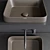 Ceramica Cielo Enjoy 40: The Perfect Rectangular Washbasin 3D model small image 2