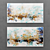 Golden Abstract Art Set 3D model small image 1