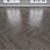  3 Types of Parquet Oak: Herringbone, Linear & Chevron 3D model small image 2