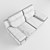 Caliaitalia Taylor: Contemporary Classic Sofa Comfort 3D model small image 3