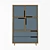 Modu-licious 6: Sleek Chest of Drawers 3D model small image 1