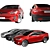 Compact Tesla Model X: Sleek Efficiency 3D model small image 3