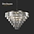 Divinare Nova Crystal Chandelier 3D model small image 1