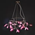 Agate 7 Chandelier: Elegant Beauty 3D model small image 1